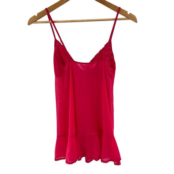 Victoria’s Secret Angels Pink Feminine Eyelet Detail Nightgown Slip Dress Size S - Picture 4 of 8
